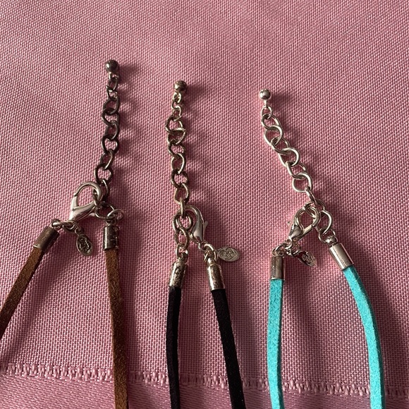 Premier Design Silver Leather Necklace(A14) - Picture 3 of 4